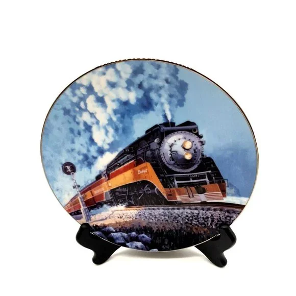 Romantic Age Of Steam Knowles Collector Plate Train Engines The Daylight - Picture 2 of 9